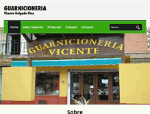 Tablet Screenshot of guarnicioneriavicente.com